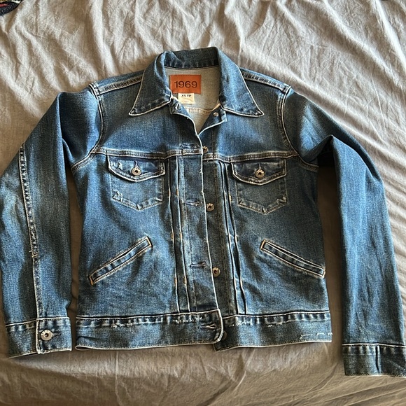 Gap 1969 Western Jean Denim Jacket sz XS/S - Picture 3 of 10